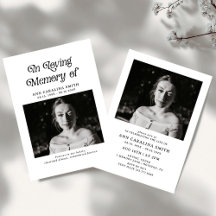 Photo Minimale Des Funérailles Rétro En Mémoire D'