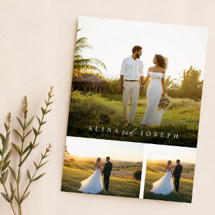 Invitation photo minimaliste Budget Moderne