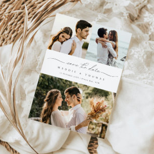 Invitation Photo moderne minimaliste Enregistrer la date Invi