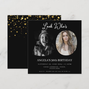 Invitation photo Montage fête d'anniversaire 30 ans