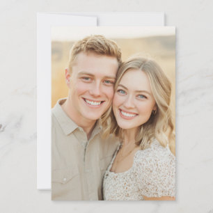 Invitation Photo Naturel Chaleureux et Joyeux