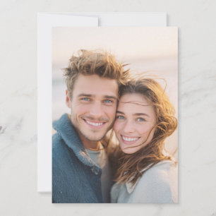 Invitation Photo Naturel Chaleureux Joyeux