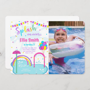 Invitation Photo Pad Splash