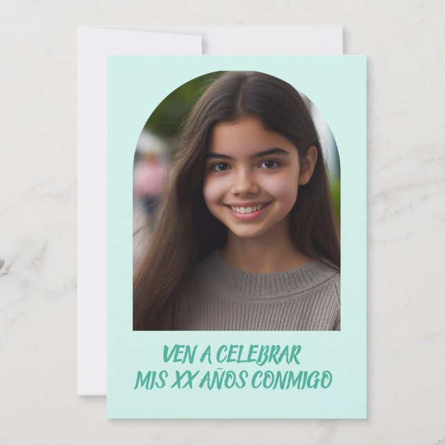 Invitation Photo Personalizada Invitación de Cumpleaños (Devant)