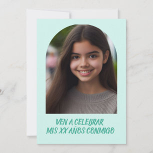 Invitation Photo Personalizada Invitación de Cumpleaños