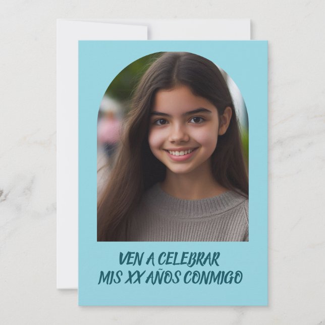 Invitation Photo Personalizada Invitación de Cumpleaños (Devant)