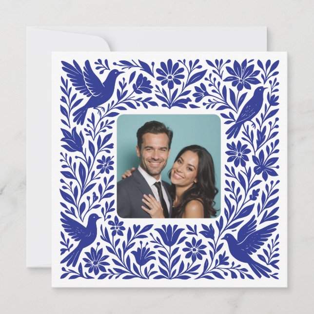 Invitation Photo personnalisée Mexicain Otomí Tenango Enregis (Devant)