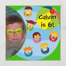 Photo Personnalisée Piscine Piscine Fête Naissance