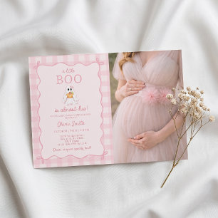 Invitation photo pour Baby Shower Fille Petit Fant