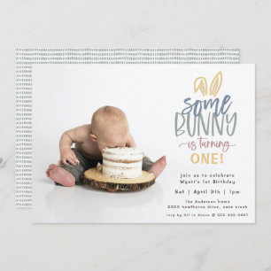 Invitation photo pour fête d'anniversaire de Some