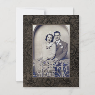 Invitation photo pour la 50e fête d'anniversaire e