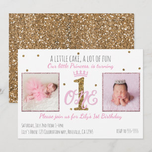 Invitation photo pour la fête d'anniversaire de la