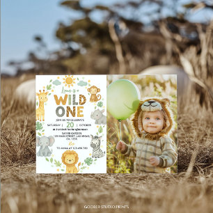 Invitation photo pour le 1er anniversaire de la Ju