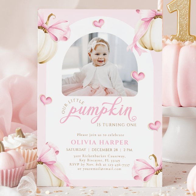Invitation photo pour le 1er anniversaire de Littl (Créateur téléchargé)
