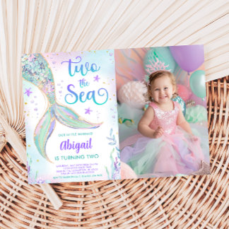 Invitation photo pour le 2e anniversaire de Two th
