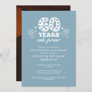 Invitation Photo pour le 60e anniversaire du Mariage