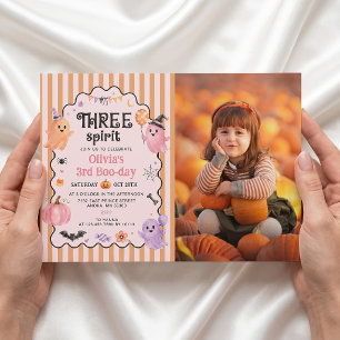 Invitation photo pour les 3 ans de Three Spirit