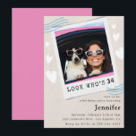 Invitation Photo Regardez qui fête ses 34 ans<br><div class="desc">Photo Regardez qui fête ses 34 ans Invitation</div>