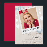 Invitation Photo Regardez qui fête son 79e anniversaire Invit<br><div class="desc">Photo Regardez qui fête son 79e anniversaire Invitation</div>