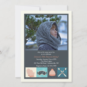 Invitation photo Ski Wear