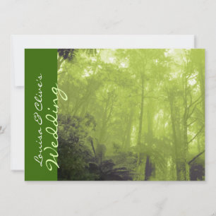 Invitation Photo spirit of the trees pagan wedding invite