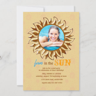 Invitation photo Sunny