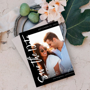 Invitation Photo V MOD Chic 5 Enregistrer la date