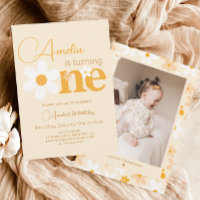 Photo Yellow Daisy 1ère fête d'anniversaire