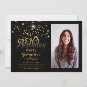 Invitation Photographie de l'Invitation de la fête d'annivers