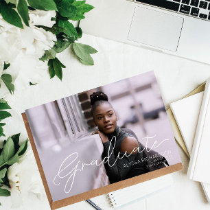 Invitation Photographie et blanc Typographie du paysage Gradu