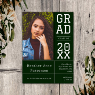 Invitation Photographie Open House Emerald Green