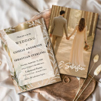 Photographie romantique Script botanique Mariage m