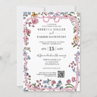 Photographie Whimsical tendance Mariage QR Code