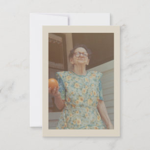 Invitation Photographies vintages (grand-mère josephine)