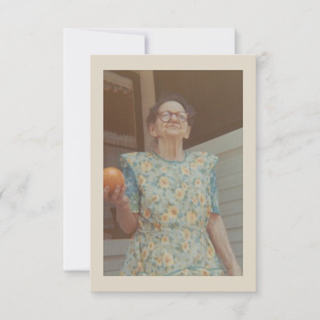 Invitation Photographies vintages (grand-mère josephine) (Devant)