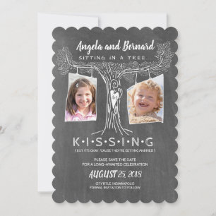 Invitation Photos amusantes de l'école   Love Oak Tree Enregi