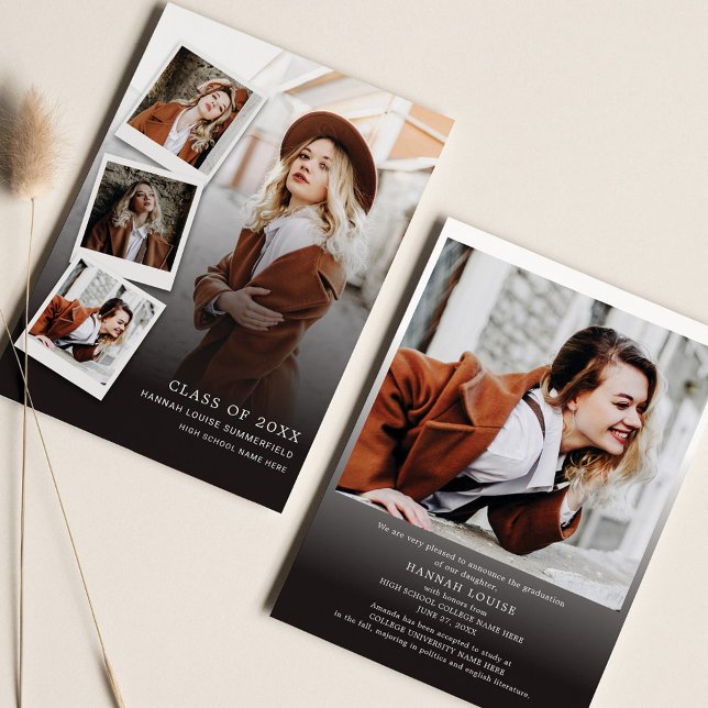 Invitation Photos de la journée portes ouvertes de remise de  (Créateur téléchargé)