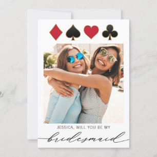 Invitation Photos de Las Vegas Destination Bridesmaid Proposi