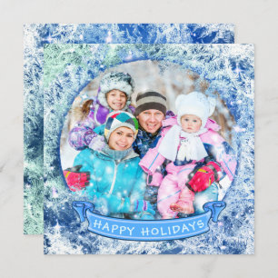 Invitation Photos du Globe des neiges d'hiver