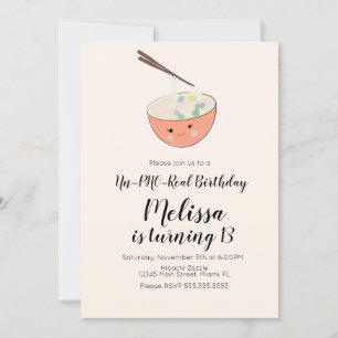 Invitation Photos Oriental Dîner d'anniversaire Restaurant Pa