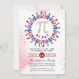 Invitation Pi Day Holiday Party