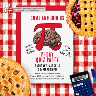 Invitation PI DAY Memorization Party