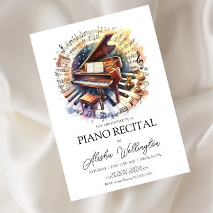 Invitation Piano Considérant Invitation, Musique Considérant