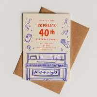 Piano Night 40e Anniversaire Illustrations à main