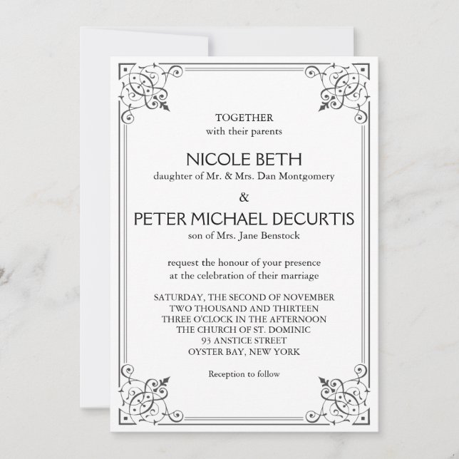 Invitation Pic à vapeur (Devant)