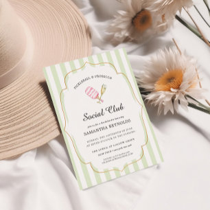 Invitation Pickleball Country Club   Bachelorette
