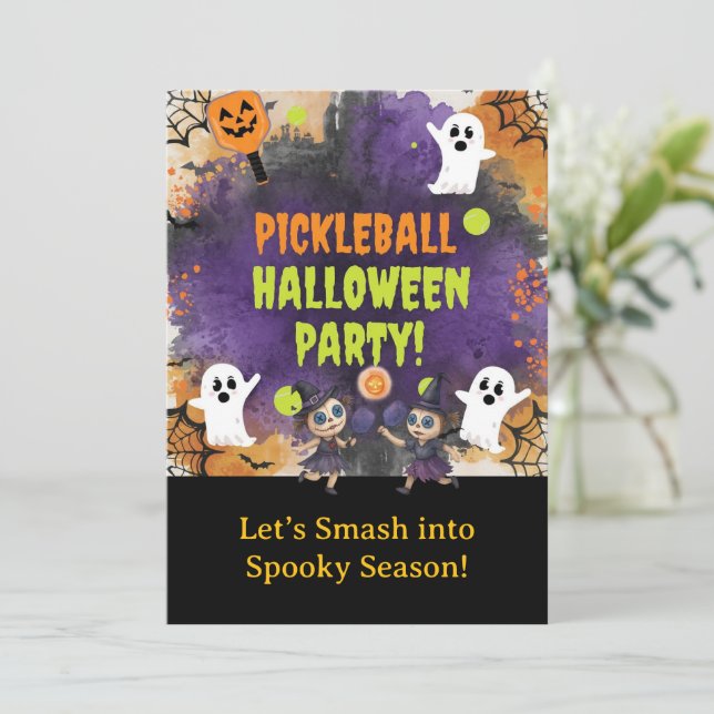 Invitation Pickleball Halloween (Debout devant)