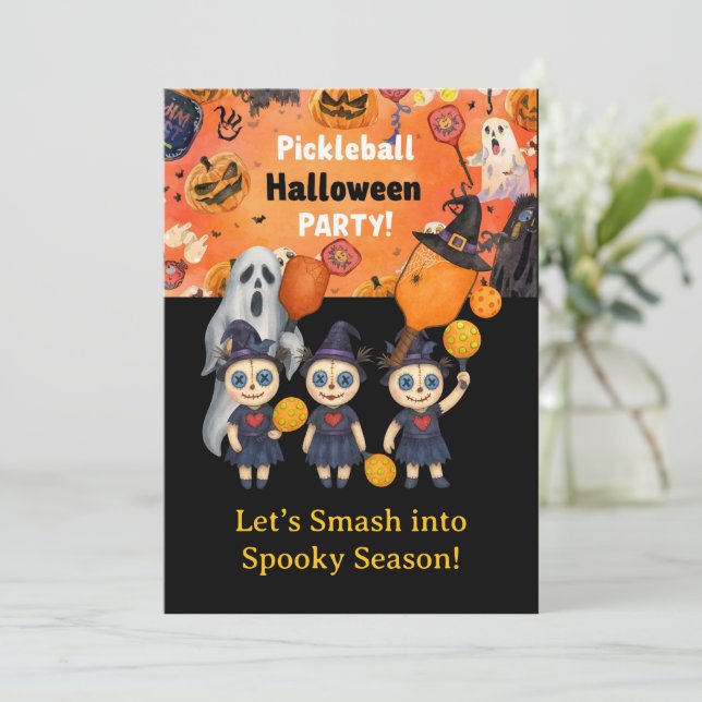 Invitation Pickleball Halloween (Debout devant)