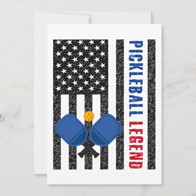 Invitation Pickleball Legend USA (Devant)