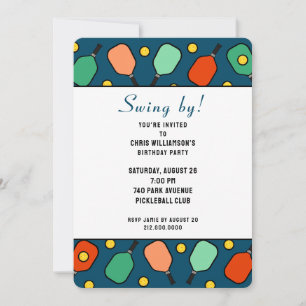 Invitation Pickleball Party